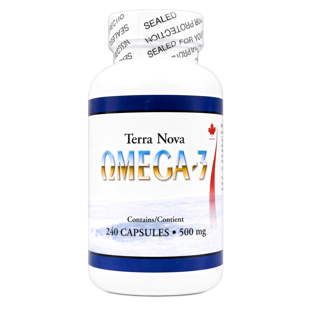 Bottle of 240 Capsules - Terra Nova Harp Seal Oil